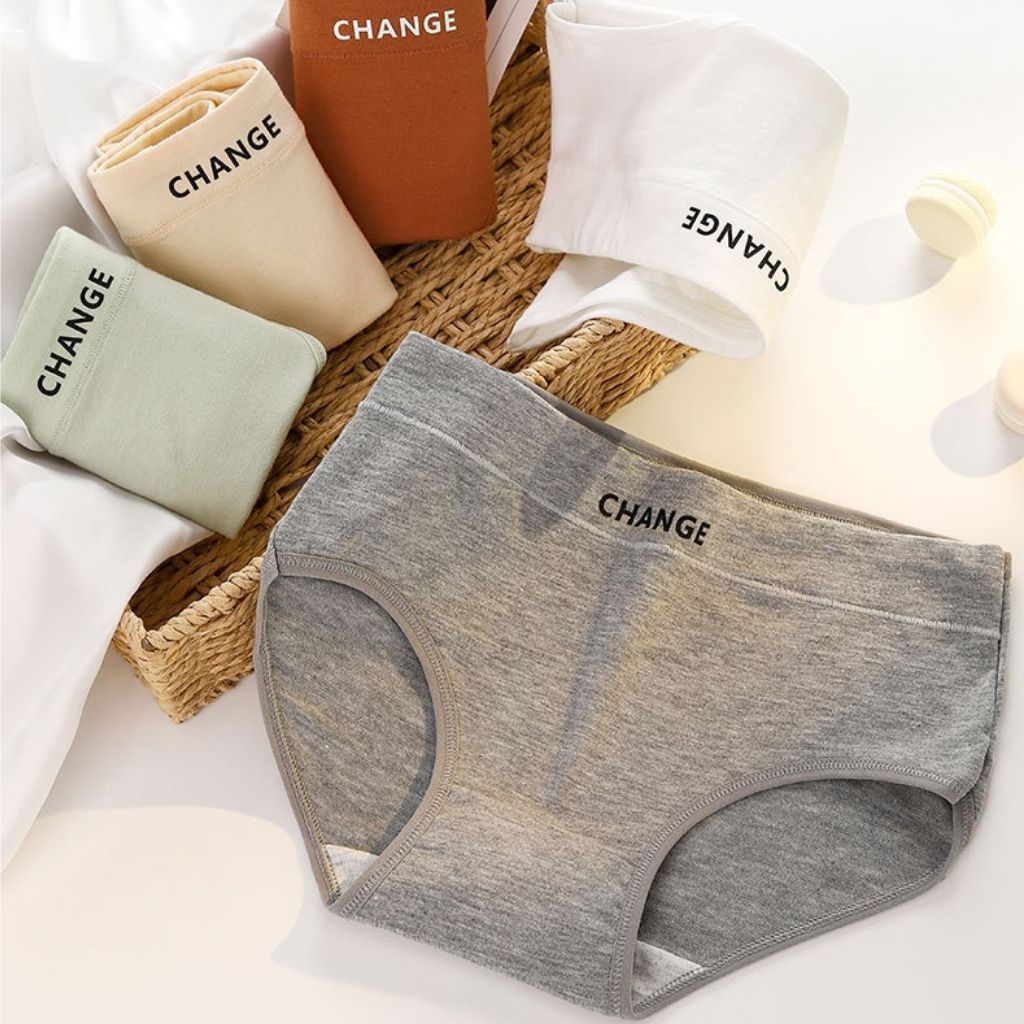 Quần lót nữ cotton kháng khuẩn cạp vừa ton dáng thấm hút tốt kiểu dáng basic cá tính LANIXA L2430