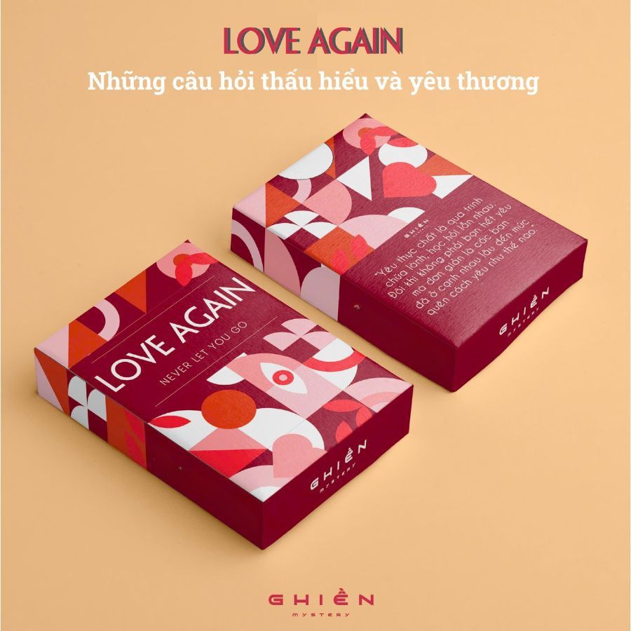 Bộ bài tình yêu “LOVE AGAIN” dành cho cặp đôi – Kết nối & thấu hiểu cảm xúc |Ghiền Mystery