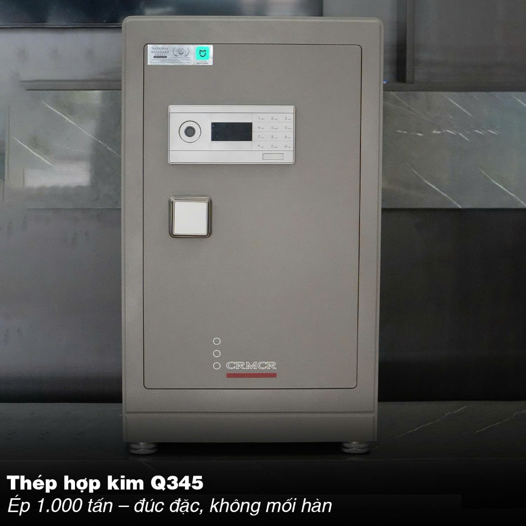 Két Sắt Nhập Khẩu Xiaomi CRMCR 81LB Vân Tay Điện Tử, Xác Minh Danh Tính Người Mở