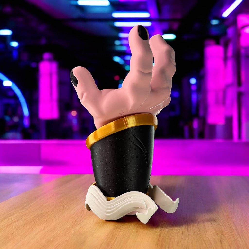 Giá Đỡ Tay Cầm PS5 / PS4 / Xbox Hình Bàn Tay Majin Buu – Kệ Để Controller Gaming Trang Trí Bàn Game