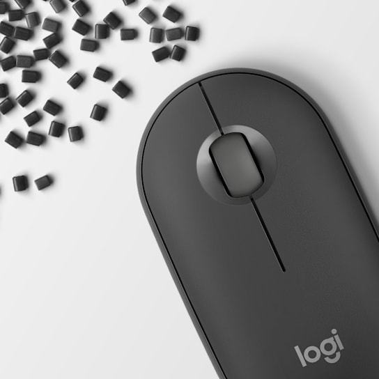 [CHÍNH HÃNG] Chuột không dây Silent Touch Logitech Pebble Mouse 2 M350s công nghệ Bluetooth Low Energy tích kiệm pin | BigBuy360 - bigbuy360.vn