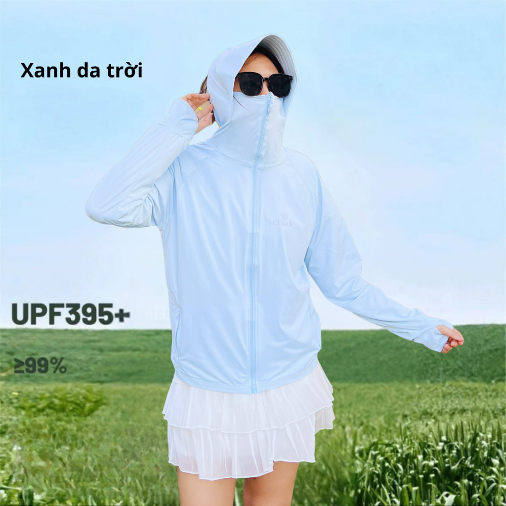 (Phiên Bản Nâng Cấp) Áo Chống Nắng Su Lạnh Enade UPF50+,Phiên Bản mới,mát hơn,mịn hơn,mềm hơn,túi khoá kéo tiện lợi | BigBuy360 - bigbuy360.vn