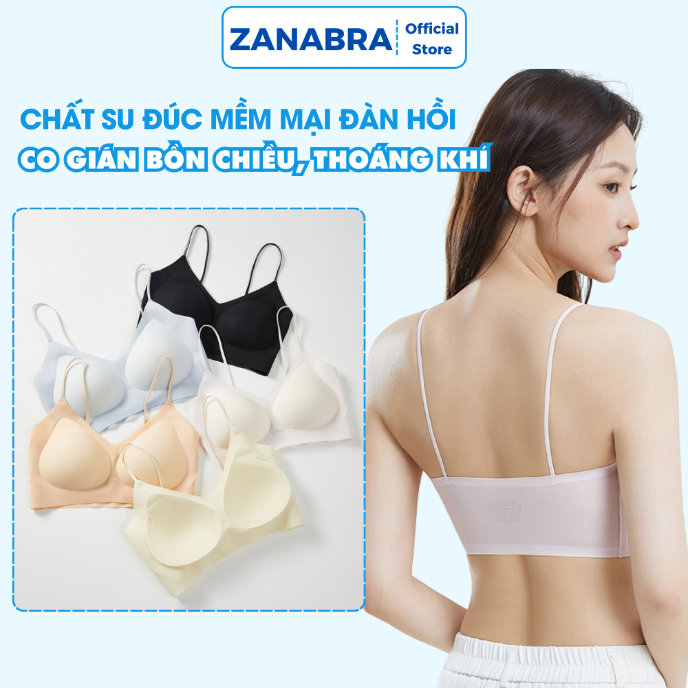 [Combo Tiết Kiệm] Áo ngực nữ không gọng lưng liền, áo lót nữ đúc su mỏng nhẹ đàn hồi tốt ZANABRA A01