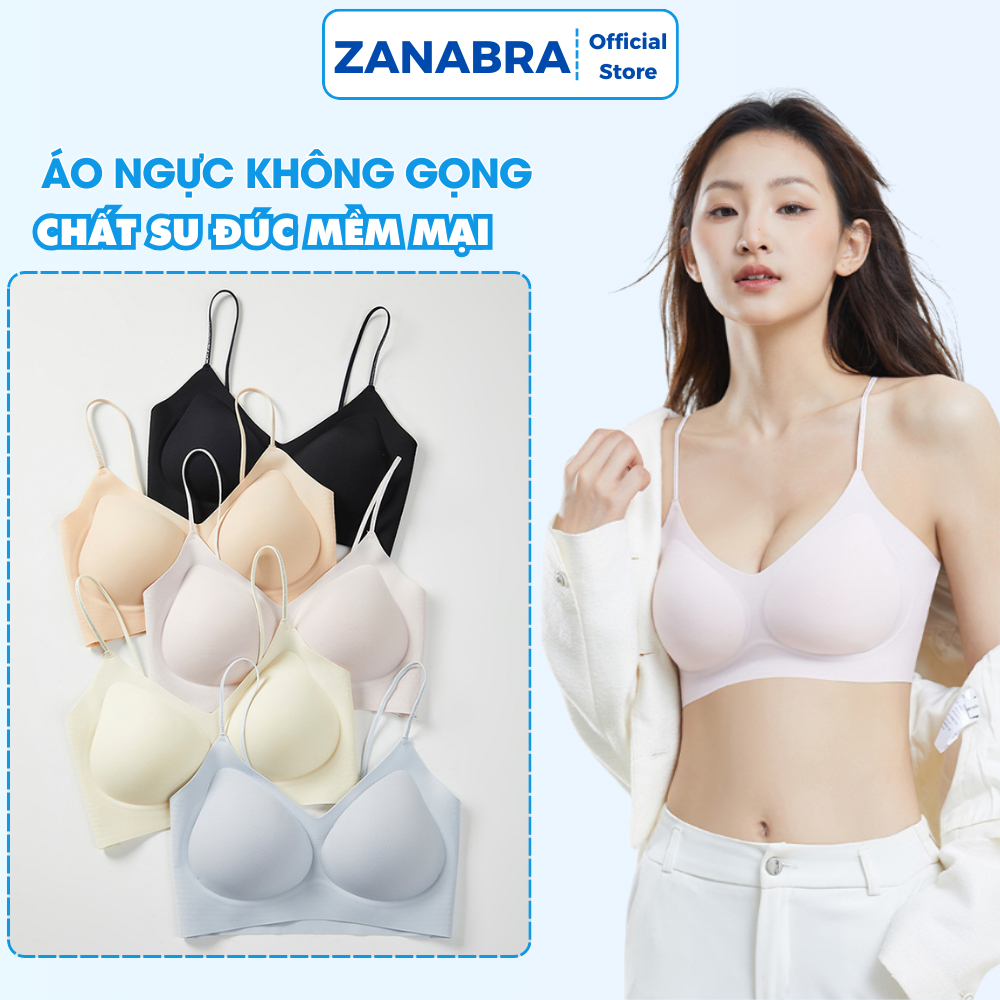 [Combo Tiết Kiệm] Áo ngực nữ không gọng lưng liền, áo lót nữ đúc su mỏng nhẹ đàn hồi tốt ZANABRA A01