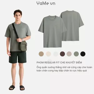 Áo Thun Nam FlexFit™ Co Giãn "7 Ngày Năng Động" Non Branded 047 Dáng Rộng Rãi F4 24905 |YaMe|
