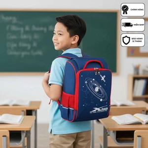 Balo Chống Gù Xbags Universe XB 3102 - Balo Học Sinh Tiểu Học Siêu Nhẹ, Chống Thấm Nước, Cặp Đi Học Cao Cấp Nhiều Ngăn