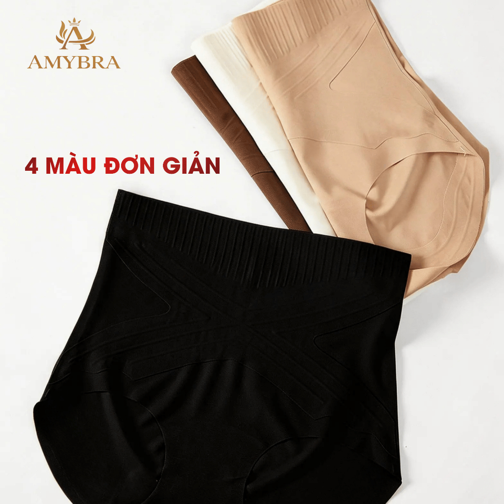 Quần Lót Gen Nịt Bụng Dưới Đúc Su Kháng Khuẩn Thoáng Khí, Quần Gen Định Hình Bụng Dưới AMYBRA N699