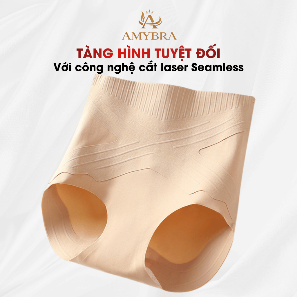 Quần Lót Gen Nịt Bụng Dưới Đúc Su Kháng Khuẩn Thoáng Khí, Quần Gen Định Hình Bụng Dưới AMYBRA N699