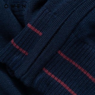 Owen - Áo len Regular Fit ALK256002 màu Xanh tím than chất liệu Acrylic
