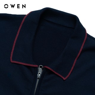 Owen - Áo len Regular Fit ALK256002 màu Xanh tím than chất liệu Acrylic