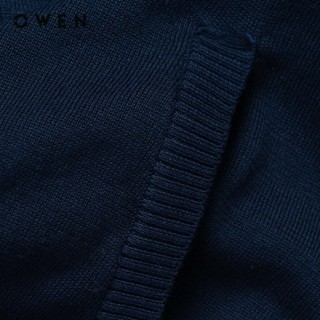 Owen - Áo len Regular Fit ALK256002 màu Xanh tím than chất liệu Acrylic