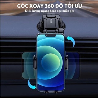 Giá Đỡ Điện Thoại Ô Tô Dạng Thác Nước Xoay 360 Độ Không Che Tầm Nhìn A29