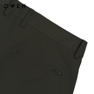 Owen - Quần short Slim Fit SK256148 màu Xám đậm chất liệu Renu