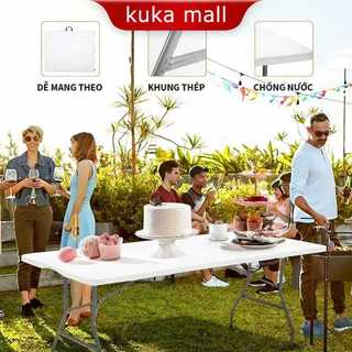 Ghế gấp ngoài trời khung thép không gỉ, nhẹ dễ gấp, phù hợp gia đình & hoạt động ngoài trời