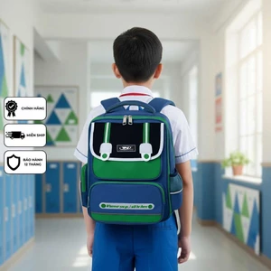 Balo Học Sinh Cấp 1 TNBags Smart Green TN.B 3111 - Balo Trẻ Em Siêu Nhẹ, Chống Thấm Nước, Đổi Trả 30 Ngày