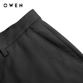 Owen - Quần Tây Đen R Slim Fit QS252469R2 màu Đen chất liệu Nano