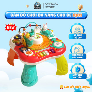 Bàn Bận Rộn Montessori Cho Bé, Bàn Chơi Đa Năng Giáo Dục Sớm Tích Hợp 8 Trò Chơi Trong 1, Giúp Bé Phát Triển Toàn Diện