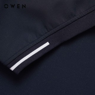 Owen - Áo polo Body Fit APV257002 màu Xanh tím than chất liệu Nylon spandex