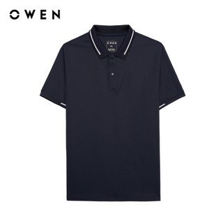 Owen - Áo polo Body Fit APV257002 màu Xanh tím than chất liệu Nylon spandex