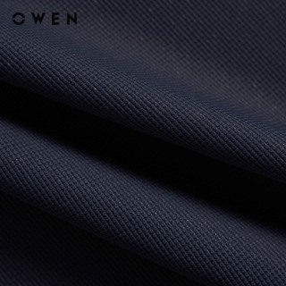 Owen - Áo polo Body Fit APV257002 màu Xanh tím than chất liệu Nylon spandex