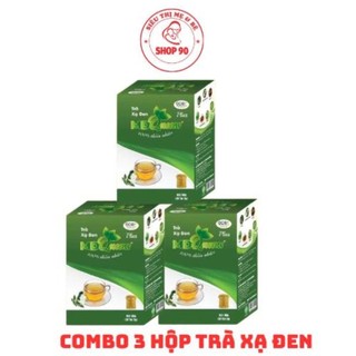 [combo 3 hộp] Trà xạ đen MD Queens Hộp 30 gói 100% thảo dược thiên nhiên giúp ổn định huyết áp, hạ mỡ máu, men gan
