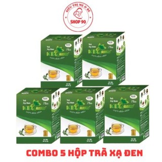 [combo 5 hôp]Trà xạ đen MD Queens Hộp 30 gói 100% thảo dược thiên nhiên giúp ổn định huyết áp, hạ mỡ máu, men gan
