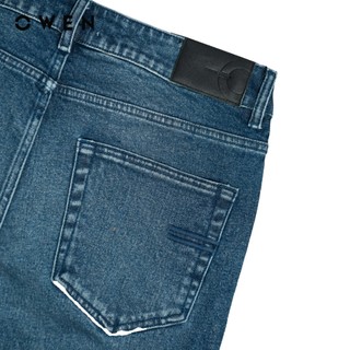 Owen - Quần jean Slim Fit QJS258017 màu Xanh chất liệu Cotton Spandex 99/1