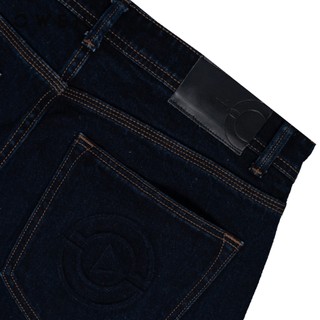 Owen - Quần jean Straight Fit QJT258003 màu Xanh đậm chất liệu Cotton Spandex