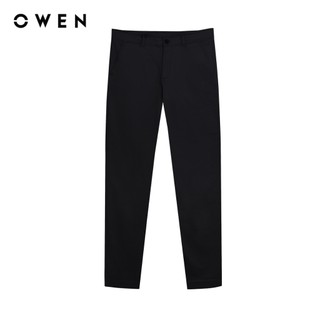Owen - Quần khaki Regular Fit QKR256096 màu Xám đậm chất liệu CVC Spandex