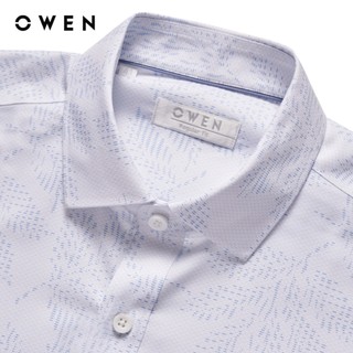Owen - Áo sơ mi dài tay Regular Fit AR255005DT màu Xanh nhạt chất liệu Spandex