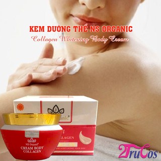 Kem dưỡng thể trắng da NS Organic Collagen Body Cream 120g (nâng tông make up body nước hoa) 2Trucos