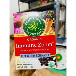 Trà túi lọc Tra.dit.ion.al Me.di.cinals Immune Zoom Elderberry Echinacea 16 túi