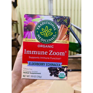 Trà Echinacea và quả cơm cháy Immune Zoom Trà 16 túi lọc Tr.adi.tio.nal Me.di.ci'nals