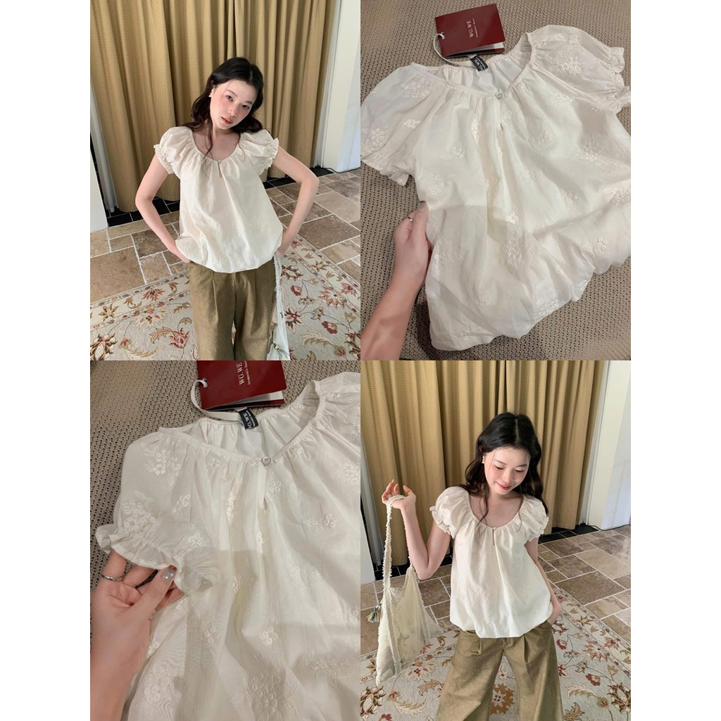 𝑺𝒔𝒖.𝑺𝒕𝒖𝒅𝒊𝒐// WGWE 8740 ÁO THÔ KIỂU XINH XỈU HOA