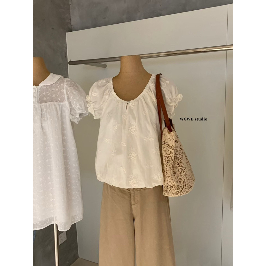 𝑺𝒔𝒖.𝑺𝒕𝒖𝒅𝒊𝒐// WGWE 8740 ÁO THÔ KIỂU XINH XỈU HOA
