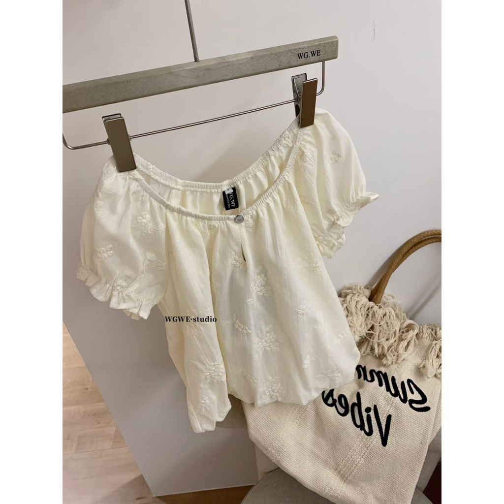 𝑺𝒔𝒖.𝑺𝒕𝒖𝒅𝒊𝒐// WGWE 8740 ÁO THÔ KIỂU XINH XỈU HOA