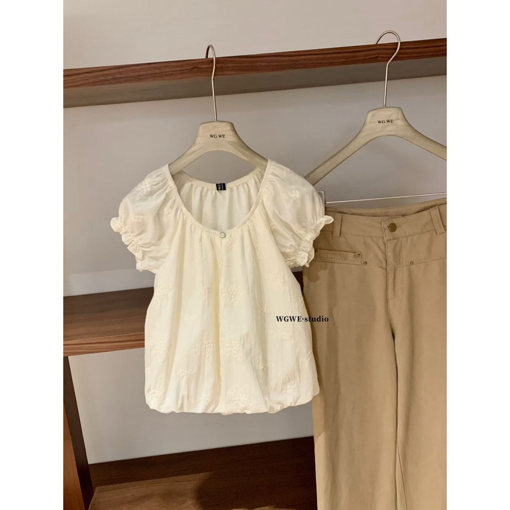 𝑺𝒔𝒖.𝑺𝒕𝒖𝒅𝒊𝒐// WGWE 8740 ÁO THÔ KIỂU XINH XỈU HOA