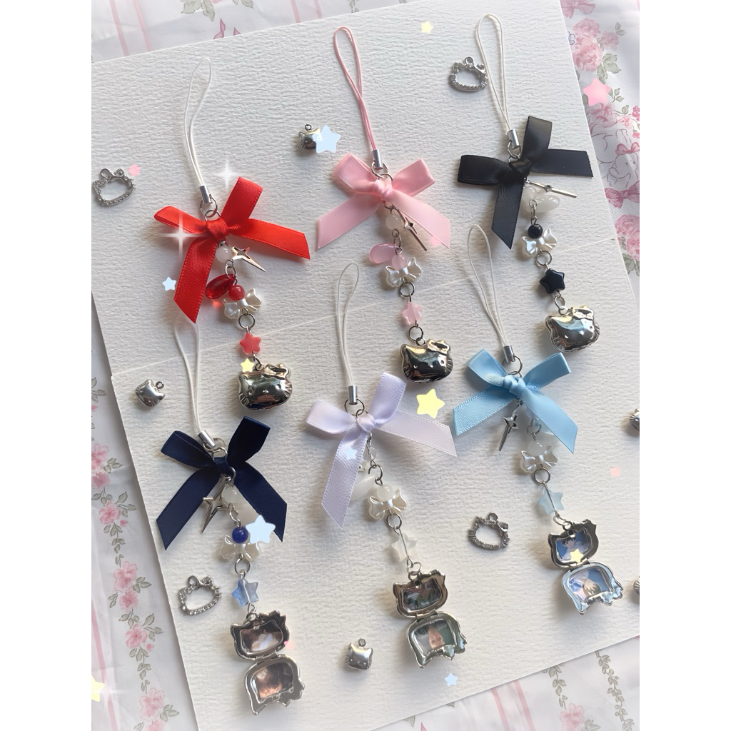 𝐊𝐢𝐭𝐭𝐲 𝐋𝐨𝐜𝐤𝐞𝐭 | Phonecharm, móc khoá handmade in ảnh theo yêu cầu xinh xắn | ktrynnk