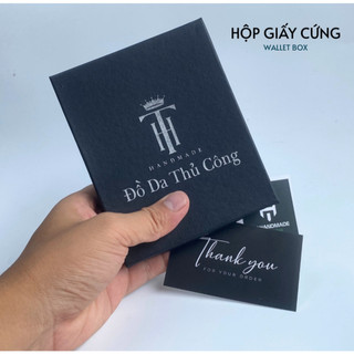 Hộp Đựng Ví  TH HANDMADE Sang Trọng , Hộp Đựng Bóp Nam Làm Quà Tặng