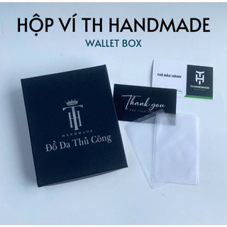 Hộp Đựng Ví  TH HANDMADE Sang Trọng , Hộp Đựng Bóp Nam Làm Quà Tặng