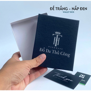 Hộp Đựng Ví  TH HANDMADE Sang Trọng , Hộp Đựng Bóp Nam Làm Quà Tặng