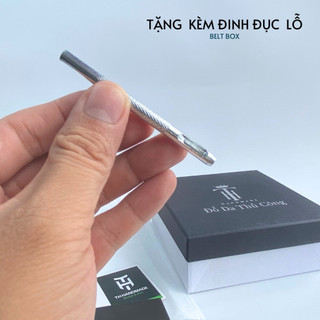 Hộp đựng Thắt Lưng Màu Đen HANDMADE - Tặng kèm đinh đục lỗ, Túi vải, Thẻ bảo hành, Thẻ cảm ơn