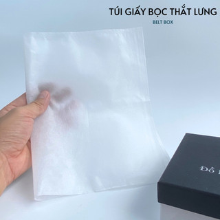 Hộp đựng Thắt Lưng Màu Đen HANDMADE - Tặng kèm đinh đục lỗ, Túi vải, Thẻ bảo hành, Thẻ cảm ơn