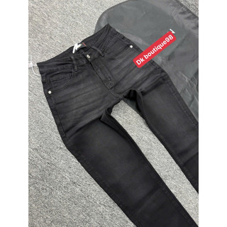 Quần Jean Nam Slimfit Wash Nhẹ Phối Túi Sau Hoạ Tiết Monogram – Jean Co Giãn Form Trẻ Trung