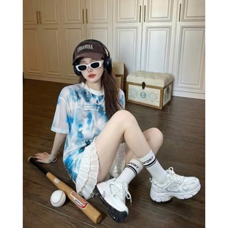 Áo Phông MISTY BLUE MESH JERSEY chính hãng Mikenco Vải Mesh Lưới Hình in |TẶNG HỘP ÁO|