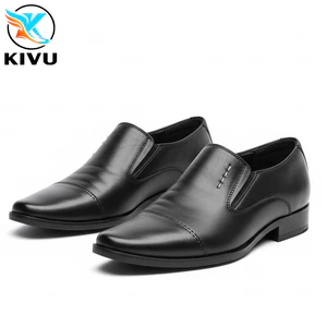 Giày tây nam da thật - Giày công sở Gân - Tăng chiều cao 4cm bền đẹp thoải mái đi chắc chắn