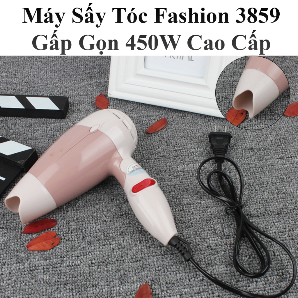Máy Sấy Tóc Fashion 3859 Gấp Gọn 450W