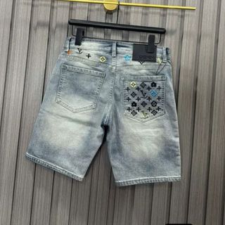 Quần Short Jean Nam Wash Bạc Form Chuẩn Co Giãn – Phong Cách Trẻ Trung H_LUXURY