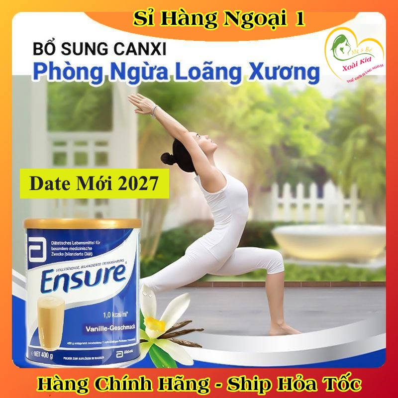 [auth] Sữa Ensure của Đức 400g Date mới- Nội địa Đức Đủ Bill [Hot]