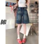 Quần Short Jeans Dáng Lửng ống Rộng Dành Cho Nữ